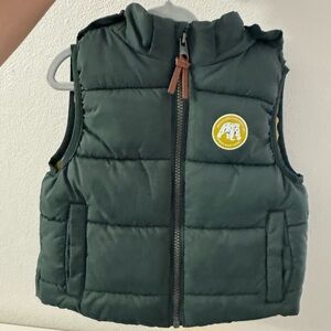 H&M Kids Green Puffer Vest